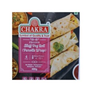 Frozen Chakra Stuff Veg Roti 400g