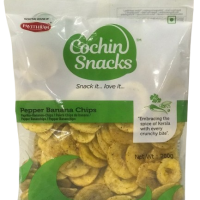 Pavithram Cochin Snacks Pepper Banana Chips - 200g