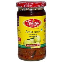 Gooseberry Pickle With Garlic (Telugu Foods) 300g
