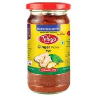 Lemon Ginger Pickle With Garlic (Telugu foods) 300g (Clearance Sale) Expires on 21/02/2026