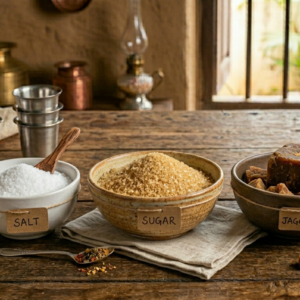 Salt and Sugar and Jaggery