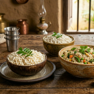 Rava and Poha and Puffed Rice
