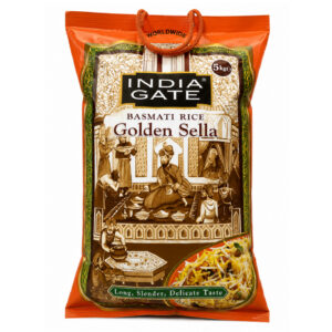 Golden Sella Basmati Rice (India Gate) 5Kg